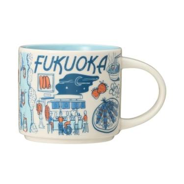 Imagem de Starbucks 2021 Fukuoka Been There Series 414.0 ml (414 ml), tamanho regular, azul