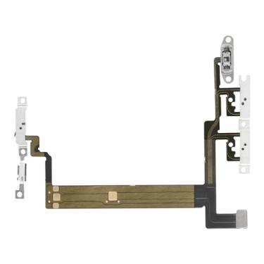 Imagem de Risidamoy Para iPhone 13 Mini Botão de Volume Cabo Flexível Substituição On/Off Chave de Controle Reparo Mudo Interruptor Silencioso Cabo Conector Parte Som Teclado Fita Suporte de Metal Pré-Instalado