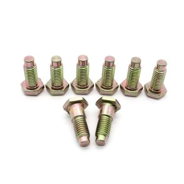 Imagem de Shkalacar Parafuso de substituição para cinto de segurança para Chevy 1964-1981, parafuso de montagem de volta, cinto de segurança para assoalho, parafusos de fixação, parafusos de fixação de cabeça