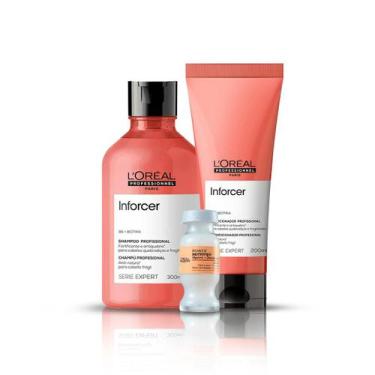 Imagem de Kit Inforcer - Shampoo, Cond e Power Dose 15ml - L'Oréal Professionnel