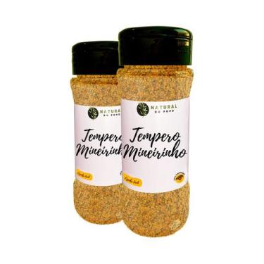 Imagem de Kit 2 Tempero Mineiro Importado Ingredientes Selecionados Pote com Dos