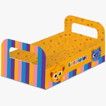 Imagem de Caixote de Papel Cartão M - Bolofofos - 1 unidade - Festcolor - Rizzo