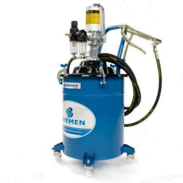 Imagem de Bomba Propulsora Pneumática Móvel p/ Graxa 20 KG Completa 8596 BREMEN