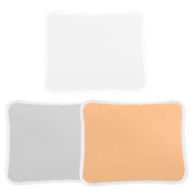 Imagem de Kit 3 Fronha Para Bebê Lisa 30x40cm 100% Algodão - DUGU, BRANCO BEGE C