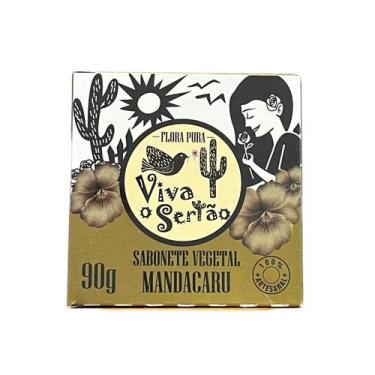 Imagem de Sabonete vegetal de mandacaru -90g- linha viva o sertao - Flora pura