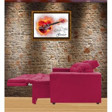 Imagem de Poltrona Retratil e Reclinavel Com Rodape de Apoio Pra pes Modelo Sofi