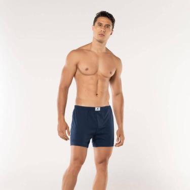 Imagem de Cueca Samba Canção Marinho KPR 1140 100% Algodão, Marinho, GG