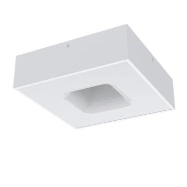 Imagem de Plafon Taschibra Waffle Led Quadrado Bivolt 6500K Luz Branca Bivolt