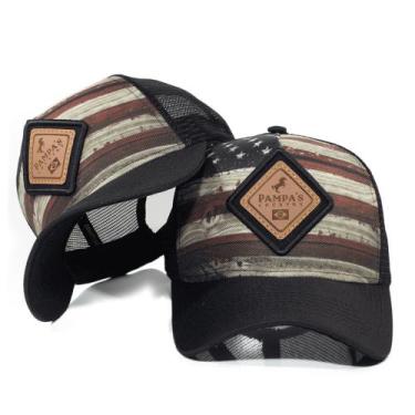 Imagem de Boné Trucker Telinha Linha County Pampa's Country Original Envio Imedi