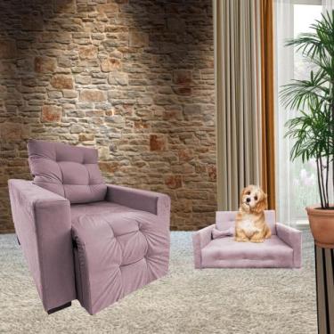 Imagem de Poltrona Retrátil e Reclinável  Do Papai Sofia Quarto Sala Mais Sofazi