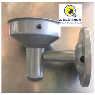 Imagem de arandela cinza para globo B10 (somente a base) - biancoluce