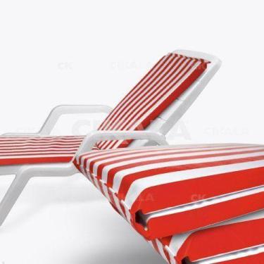 Imagem de Almofada para Espreguiçadeira Bagum Listrado - Cikala, Preta