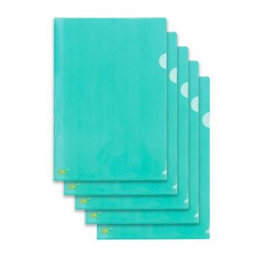 Imagem de Pacote com 50 Pastas L Organizadoras Escritório Material Escolar e Pro