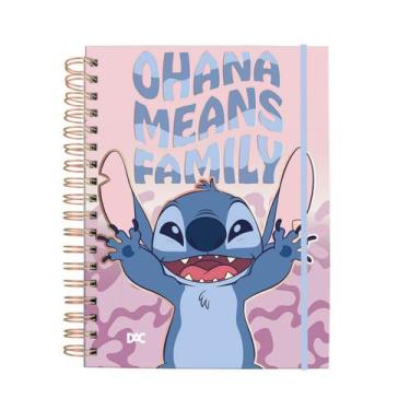 Imagem de Caderno Smart Universitário Stitch 80 Folhas Reposicionáveis - Dac - S