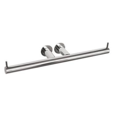 Imagem de Papeleira Dupla Inox - Kromus ME0215