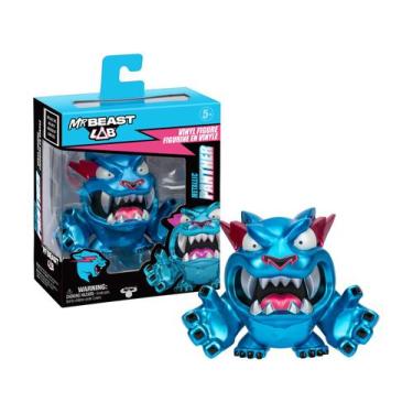 Imagem de Boneco MrBeast Lab Pantera Metálica 9cm Candide