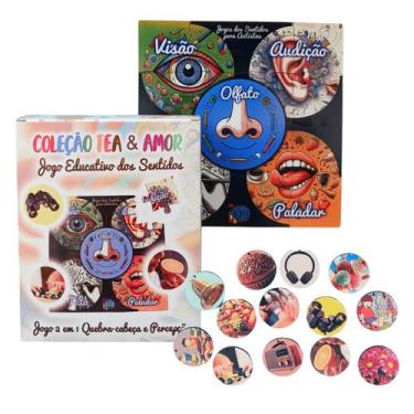 Imagem de Jogo Educativo Desperte Sentidos Interativo em MDF - Coleção Tea & Amo