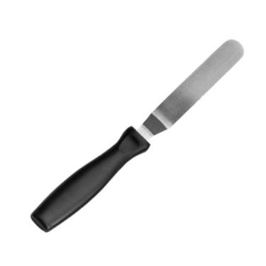 Imagem de Espátula culinária Curva Inox 22,7cm Lâmina 10,8cm - Cromus