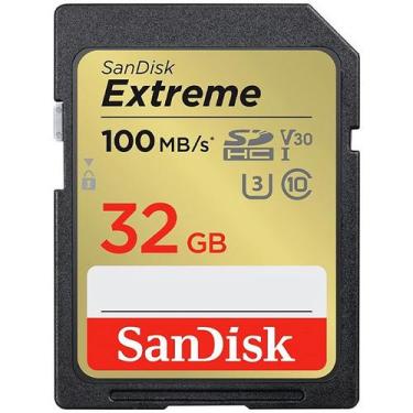 Imagem de Cartao de Memoria SD de 32GB Sandisk Extreme SDSDXVT-032G-Gncin - Pret