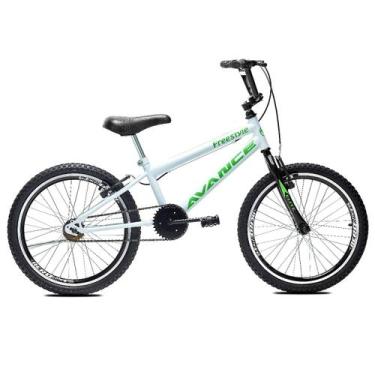 Imagem de Bicicleta Infantil  Aro 20 Avance Cross , Branco, Verde