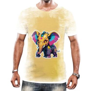 Imagem de Camisa Camiseta Tshirt Animais Cyberpunk Elefantes Safari 2 - Enjoy Sh