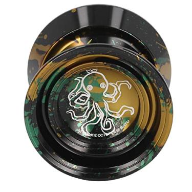 Imagem de Liga de Alumínio Avançado YoYo Ball Sem Resposta Desbota para Competição Com Luva 3pcs Cordas (Ouro Negro)