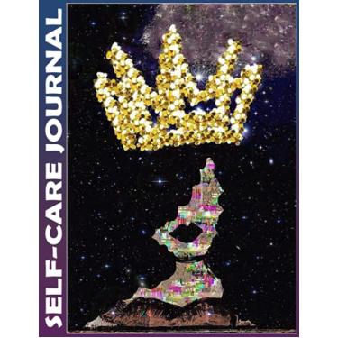 Imagem de Self Care Journal: Black Girl Is Queen HUD 110 Pages Best Life Planner for Wellness, Achieving Goals, Health, Happiness - Productivity, Gratitude, Meals, Fitness - Undated