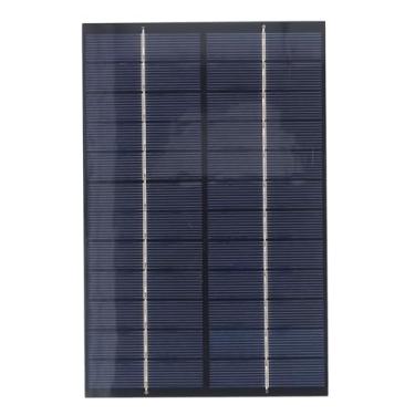 Imagem de Painel Solar Portátil, Carregador Pequeno de Célula Laminada de Polissilício Pet 9v 4.2w para Geradores de Acampamento de Bicicleta Com Ventilador Pequeno