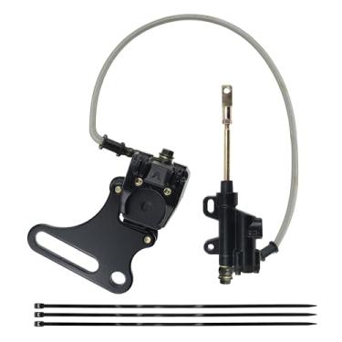 Imagem de PRO BAT Pinça de freio hidráulico de disco traseiro de 12 mm para SDG SSR 107 110 125 I BK12 Dirt Pit Bike, preto