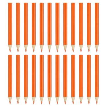 Imagem de PATIKIL Conjunto de lápis de cor laranja, 24 lápis de cor a óleo, lápis de desenho de madeira para artistas, pintura artística