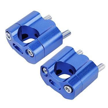 Imagem de Grampos de Montagem para Guidão de Motocicleta, Adaptador Riser, Liga de Alumínio Cnc, Preto, Vermelho, Dourado, 28mm, 22mm, 1, 1, 0,87 pol. (Azul)