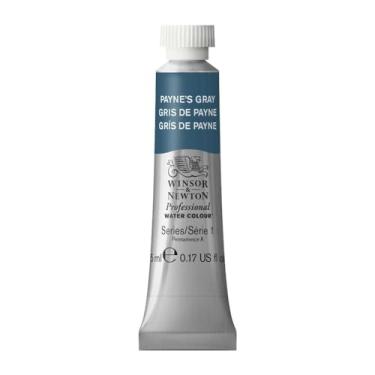 Imagem de Winsor & Newton Tinta profissional para aquarela, tubo de 4,8 g, cinza Payne
