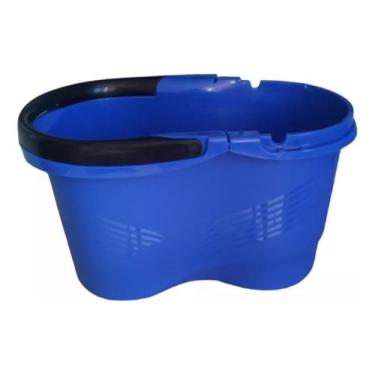 Imagem de Balde Mop Esfregão Pro 28 Cm 16 Litros Perfect Azul, Azul