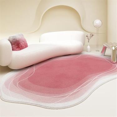 Imagem de HJZSZX Tapete de sala de estar azul especial nuvem luz irregular quarto cabeceira tapete creme estilo mesa de centro, QH2400, TD, A, 200X200CM