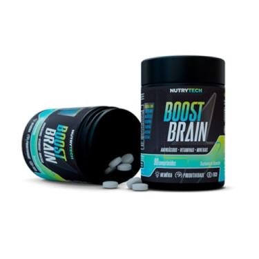 Imagem de Boost Brain Suplemento Nootrópico 90 comprimidos Niacina (Vit.B3) Cobalamina (Vit.B12) Tiamina (Vit.B1)
