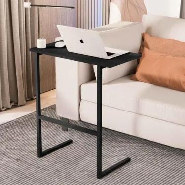 Imagem de Mesa de centro Lateral para Notebook Thor Preto/Preto Sal Movelaria