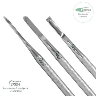 Imagem de Bisturi para Podólogo - 3 Peças - Goiva N207, Nuclear Largo N214 e Cin