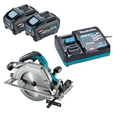 Imagem de Serra Circular 235mm 40V XGT HS010GZ 2x 5.0Ah Makita 220v