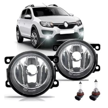 Imagem de Universo Car, Par Farol De Milha Sandero Stepway 2013 2014 2015 2016 2017 + Lâmpada