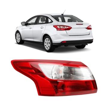 Imagem de Wahparts Luz traseira do lado esquerdo do motorista compatível com Ford Focus Sedan 2012-2014 FO2818151 Lâmpada de freio traseira FO2818151C P68078 DM5Z13405E FO2818151D FO2818151N