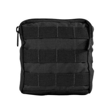 Imagem de Bolso Modular Tático Multiuso 15x15cm - RESGATE MILITARIA, Preto