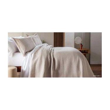 Imagem de Cobre Leito Colcha BELTON  Porta Travesseiro 300 Fios Dupla Face Decor