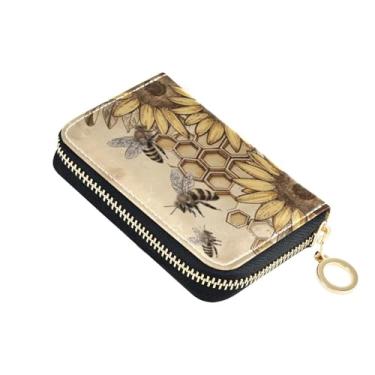 Imagem de Sletend Carteira de couro com zíper para cartão de crédito RFID para mulheres e meninas, Cor nº 06, one size, Clássico