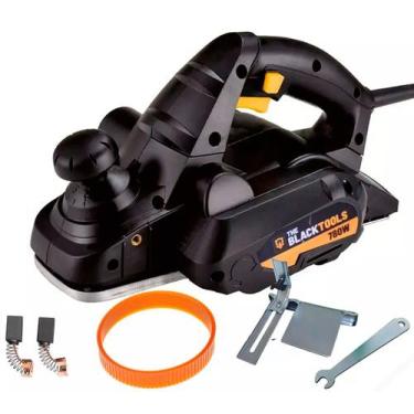 Imagem de Plaina Elétrica Manual Profissional 110v 780w 16500rpm The Black Tools