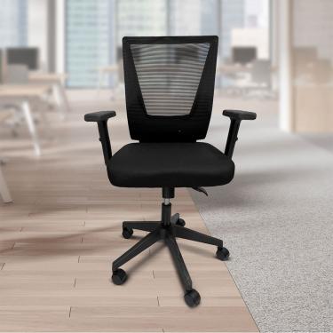 Imagem de Cadeira de Escritório Home-Office com Rodinhas HY-699 com Elevador A Gás GL