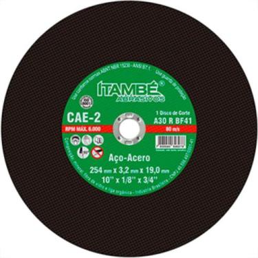 Imagem de Disco Corte Itambe Ferro 10X3/4 Cae-2T