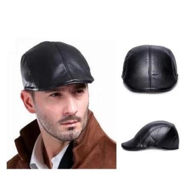 Imagem de Boina Italiana Gorro Moda Estilo Inverno Italiana Preta Lisa material 