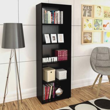 Imagem de Estante Com 5 Nichos Artely Multy Cor Preta