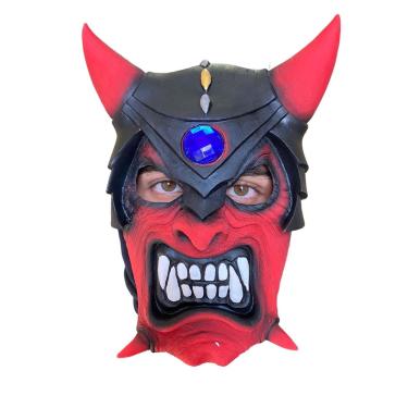 Imagem de Fantasia Máscara Diabo Elmo de látex Cosplay anime