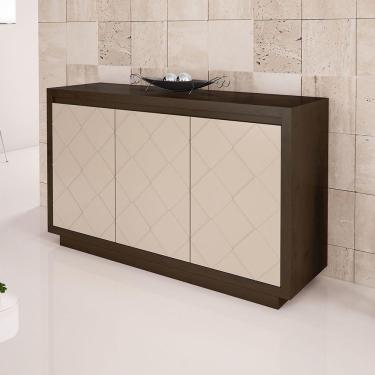 Imagem de Buffet Xadrez 3 Portas 136cm 6158 Tabaco